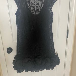 Black cocktail dress